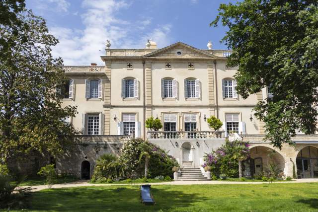 Le Château depuis le Jardin