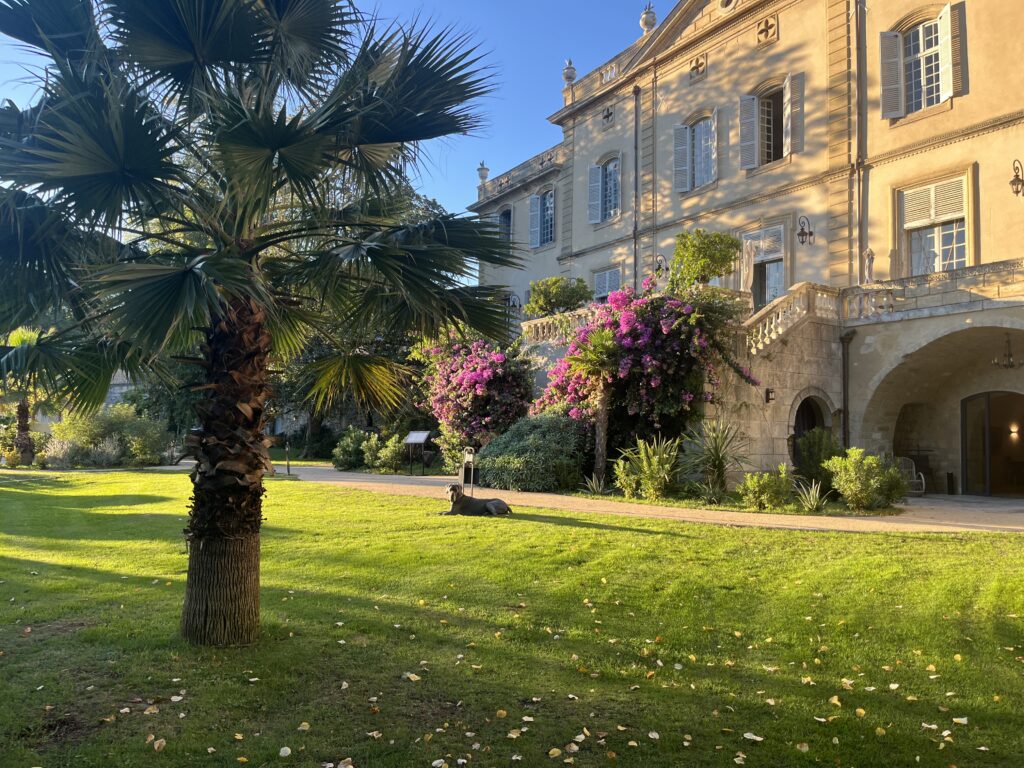 façade sud Chateau de collias gard 