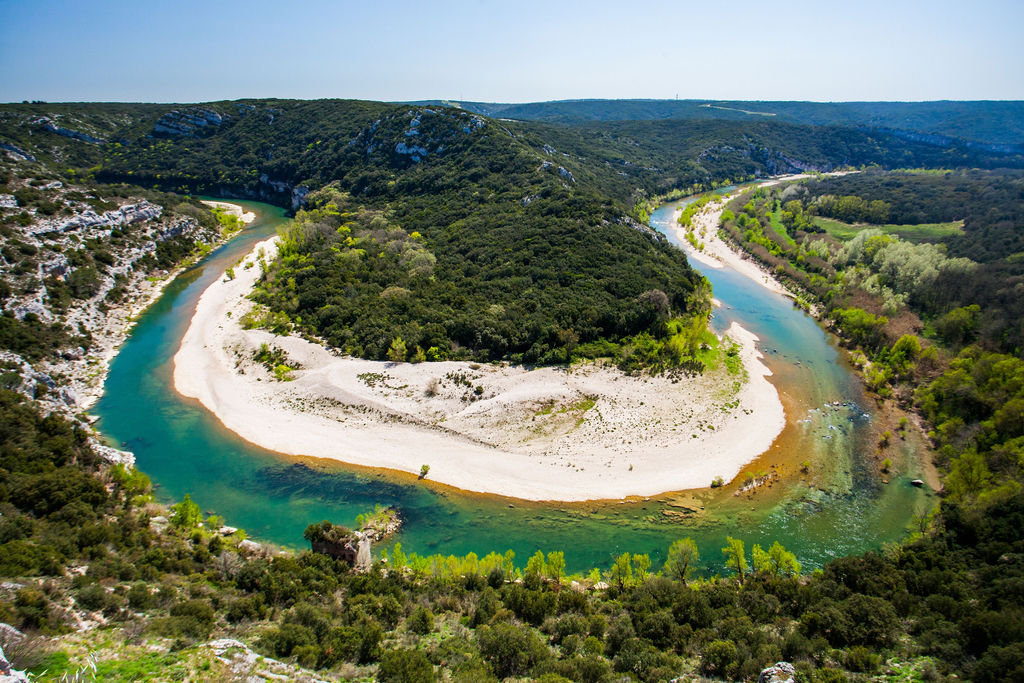 les méandres du Gardon Uzès Pont du Gard